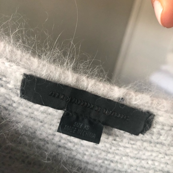 Alexander Wang Acrylic alpaca wool cropped sweater - Picture 2 of 3